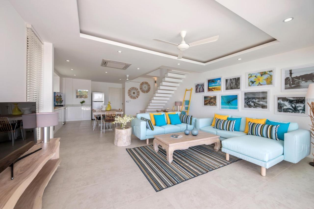 Beachside Villa - B18 - At Bayside Luxury Villas Samrong Bay Beach, 4 Bed 5 Bath, Sea & Sunset Views, Only 200M Walk To The Beach Choeng Mon 外观 照片
