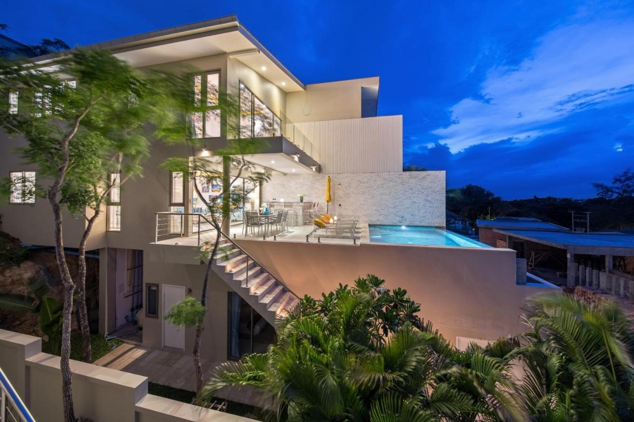 Beachside Villa - B18 - At Bayside Luxury Villas Samrong Bay Beach, 4 Bed 5 Bath, Sea & Sunset Views, Only 200M Walk To The Beach Choeng Mon 外观 照片